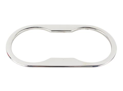 Jeep JK Cup Holder Bezel 07-10 Wrangler JK Polished Silver Kentrol