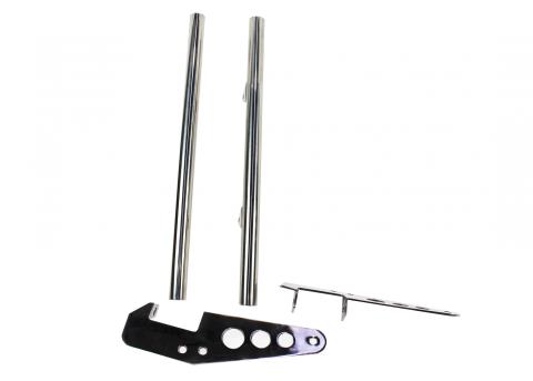 Jeep CJ Grill Guard 55-86 CJ Polished Silver Kentrol