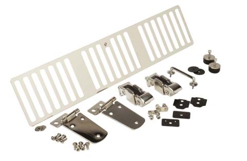 Jeep TJ Hood Kit 97 Wrangler TJ Polished Silver Kentrol