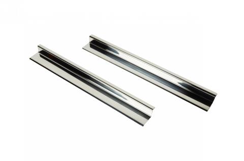 Jeep JK Entry Guards Pair 2 Door 07-18 Wrangler JK Polished Silver Kentrol
