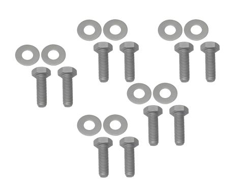 Jeep JK Body Door Hinge Set 4 Pieces 2 Door 07-18 Wrangler JK Bare Grey Kentrol