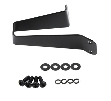 Jeep CJ/YJ Tailgate Tire Stop 76-95 CJ and Wrangler YJ Powdercoat Black Kentrol