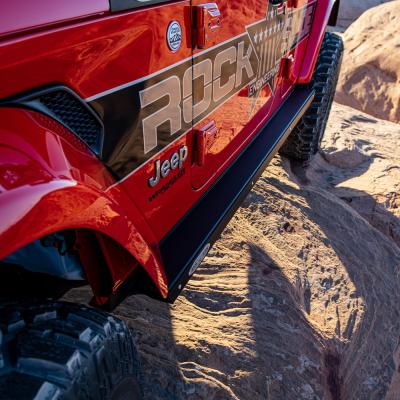 Jeep JL Side Step Sliders For 2024 Wrangler JL 4 Door Models Set Rock Slide Engineering