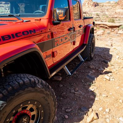 JT Gladiator Side Step Sliders For 2024 Jeep Gladiator Passenger Side Sub Part Rock Slide Engineering
