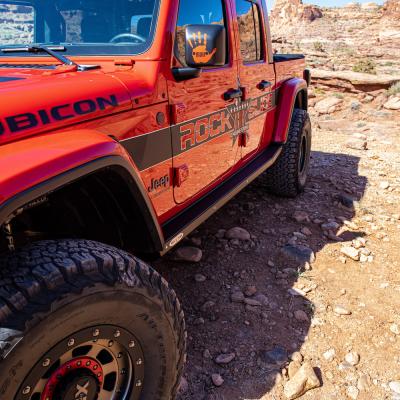JT Gladiator Side Step Sliders For 2024 Jeep Gladiator Passenger Side Sub Part Rock Slide Engineering