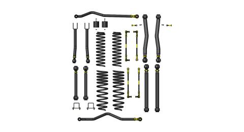 Jeep Gladiator Lift 2.5 Inch Overland Plus Lift Kit 2020+ JT Clayton Off Road