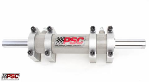 Double Ended XD Steering Assist Cylinder for Full Hydraulic Steering Systems with 5 Ton Rockwell Axle, 3.0 X 11.0 Inch PSC Performance Steering Components