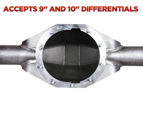 Rock Assault Trail Nine Axle Housing With Bearing Pockets 3 Inch X 3/8 Inch X 65 Inch Length WMS with Inspection Hole Trail Gear