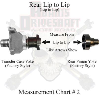 JK Rear 1310 Solid CV Driveshaft 4 Door Adams Driveshaft