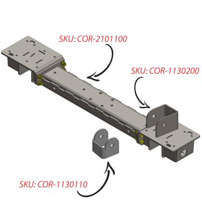 Jeep Cherokee Front 3-Link 3 Piece Cross Member 84-01 XJ Clayton Off Road