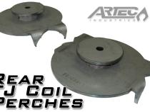 Jeep TJ Rear Coil Perches And Retainers 97-06 Wrangler TJ Pair 3.5 Inch Axle Tube Diameter Artec Industries