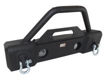 Jeep JK Stubby Bumper W/Tube Guard 07-18 Wranger JK Black Texured Powercoated Fishbone Offroad