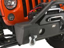 Jeep JK Stubby Bumper W/Tube Guard 07-18 Wranger JK Black Texured Powercoated Fishbone Offroad