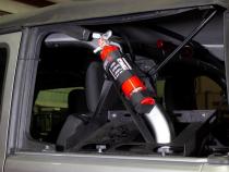 Fire Extinguisher Holder for Padded Roll Bar Black Fishbone Offroad