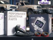 8.25 inch CHY 3.91 Rear Ring and Pinion Install Kit Positraction 1.618 inch ID Axle Bearings Yukon Gear &amp;amp; Axle