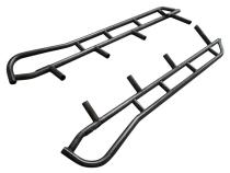 Toyota Pickup Rock Sliders 60.0 Inch Black Powdercoat without Fill Plates 84-95 Toyota Pickup Standard Cab All Pro Off Road