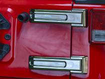 Jeep JK Tailgate Hinge Overlays 4 Pieces 07-18 Wrangler JK Polished Silver Kentrol