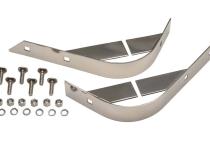 Jeep CJ Rear Body Guard Pair 55-86 CJ Polished Silver Kentrol