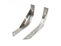 Jeep CJ Rear Body Guard Pair 55-86 CJ Polished Silver Kentrol
