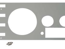 Jeep CJ Gauge Cover 77-86 CJ Polished Silver Kentrol