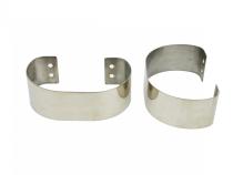 Jeep CJ/YJ Bumperettes Pair 76-95 CJ and Wrangler YJ Polished Silver Kentrol