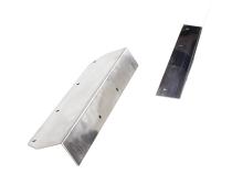 Jeep YJ Step Cover Inlay Pair 87-95 Wrangler TJ Polished Silver Kentrol