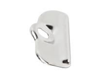 Jeep CJ Battery Tray Clamp 76-86 CJ Polished Silver Kentrol