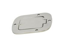 Jeep CJ/YJ Billet Style Gas Hatch 77-95 CJ and Wrangler YJ Polished Silver Kentrol