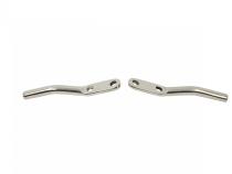 Jeep TJ Door Strap Pins Pair 97-06 Wrangler TJ Polished Silver Kentrol