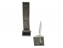 Jeep JK Tailgate Hinge Pair 07-18 Wrangler JK Polished Silver Kentrol