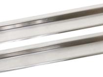 Jeep JK Entry Guards Pair 2 Door 07-18 Wrangler JK Polished Silver Kentrol