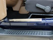 Jeep JK Entry Guards Pair 2 Door 07-18 Wrangler JK Polished Silver Kentrol