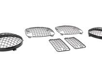 Jeep TJ Wire Mesh Guard Set 6 Pieces 97-06 Wrangler TJ Powdercoat Black Kentrol