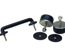 Jeep TJ/JK Windshield Tie Down Kit 97-14 Wrangler TJ/JK Powdercoat Black Kentrol