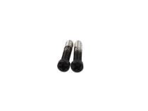 Jeep CJ Headlight Bezels Pair 72-86 CJ Powdercoat Black Kentrol