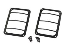 Jeep JK Taillight Guard Pair 07-18 Wrangler JK Powdercoat Black Kentrol