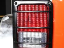 Jeep JK Taillight Guard Pair 07-18 Wrangler JK Powdercoat Black Kentrol