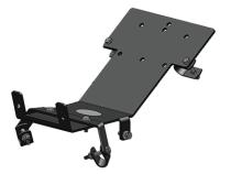 Rancher Winch Mount Black Powdercoated Steel 00-07 Honda TRX Rancher Mile Marker