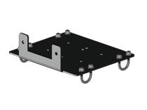 Suzuki Winch Mount Black Powdercoated Steel 01-02 300 King Quad Mile Marker