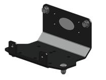 Yamaha Winch Mount Black Powdercoated Steel 16-20 700 Grizzly 4x4 Mile Marker