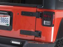 Jeep JK Tailgate Hinge Pair 07-18 Wrangler JK Textured Black Kentrol