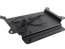 Jeep JK BackSide License Plate Mount with LED's 07-18 Wrangler JK Textured Black Kentrol