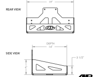 Tacoma Swing-Out Bumper Ice Chest Holder 05-15 Toyota Tacoma All Pro Off Road