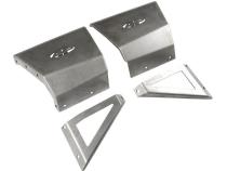 05-15 Toyota Tacoma Rear Bumper Side Extensions Steel Bare All Pro Off Road