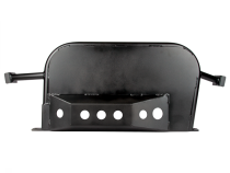 Tacoma T-Case and Exhaust Skid Plate 05-Present Toyota Tacoma Black Powdercoat All Pro Off Road