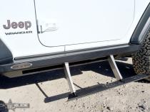 Jeep JL Side Step Sliders For 2024 Wrangler JL 2 Door Models Set Rock Slide Engineering
