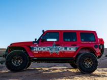 Jeep JL Side Step Sliders For 2024 Wrangler JL 4 Door Models Drivers Side Sub Part Rock Slide Engineering