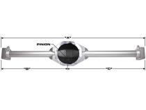 Rock Assault Trail Nine Axle Housing With Bearing Pockets 3 Inch X 3/8 Inch X 65 Inch Length WMS with Inspection Hole Trail Gear