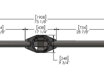 8.4 Inch Fabricated Axle Builder Kits E-Locker 3/8 Inch Wall 79-95 Flanges with Inspection Hole Trail Gear
