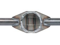 Fabricated 8.4 Inch Housing 3.5 OD - 3/8 Inch Wall Tube with Inspection Hole Trail Gear